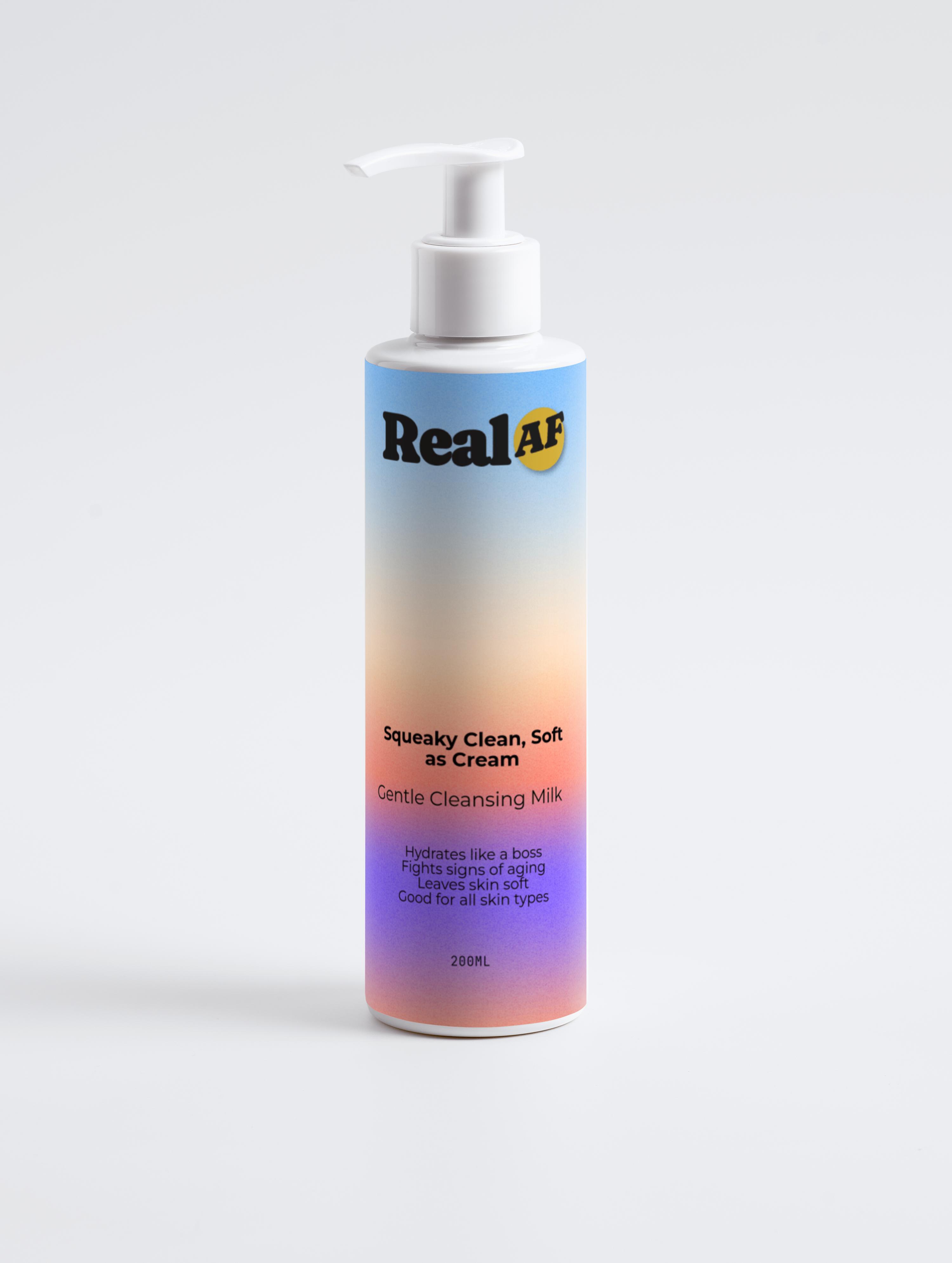 Squeaky Clean, Soft As Cream - Gentle Cleansing Milk